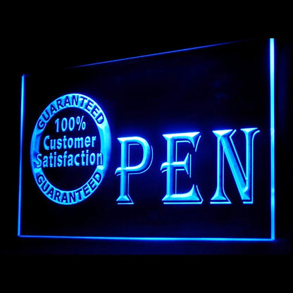 120013 Open Shop Store Salon Cafe Bar Pub Home Decor Open Display illuminated Night Light Neon Sign 16 Color By Remote
