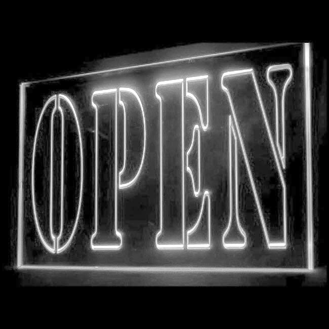 120018 Open Shop Store Salon Cafe Bar Pub Home Decor Open Display illuminated Night Light Neon Sign 16 Color By Remote