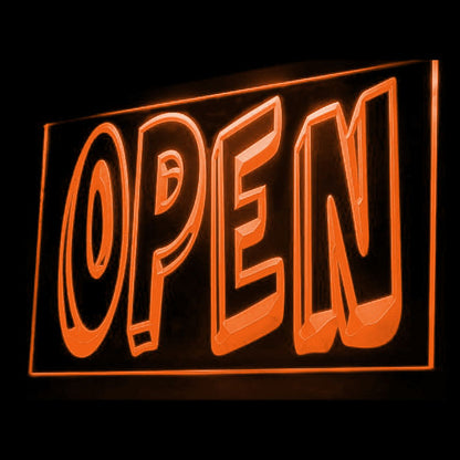 120020 Open Shop Store Salon Cafe Bar Pub Home Decor Open Display illuminated Night Light Neon Sign 16 Color By Remote