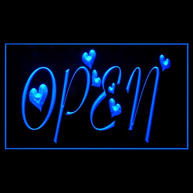 120022 Open Shop Store Salon Cafe Bar Pub Home Decor Open Display illuminated Night Light Neon Sign 16 Color By Remote