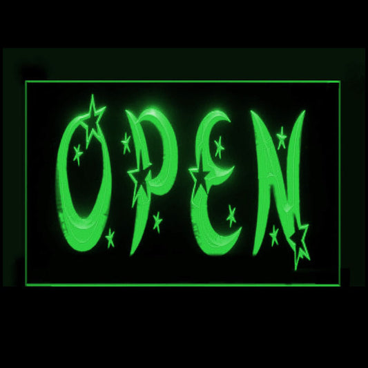 120025 Open Shop Store Salon Cafe Bar Pub Home Decor Open Display illuminated Night Light Neon Sign 16 Color By Remote