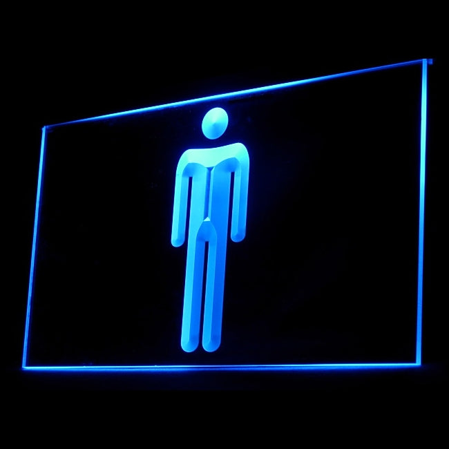 120035 Male Boy Gentleman Toilet Washroom Home Decor Open Display illuminated Night Light Neon Sign 16 Color By Remote