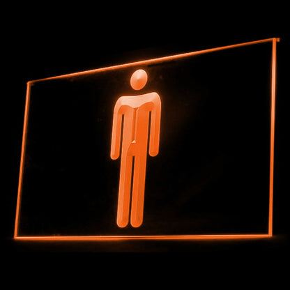 120035 Male Boy Gentleman Toilet Washroom Home Decor Open Display illuminated Night Light Neon Sign 16 Color By Remote