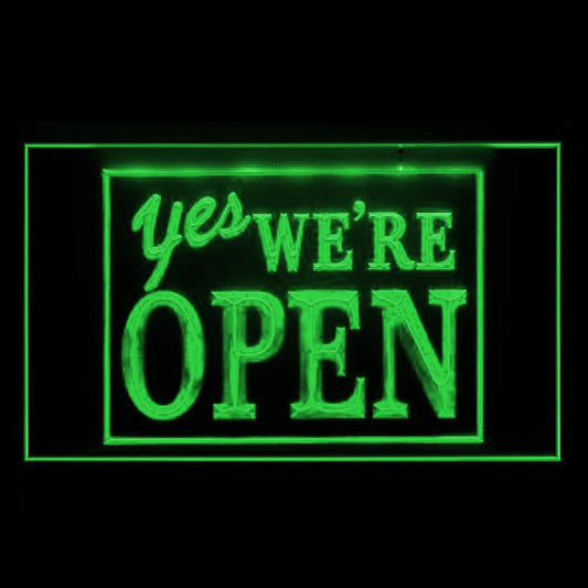 120038 Come In We're Open Shop Store Salon Cafe Home Decor Open Display illuminated Night Light Neon Sign 16 Color By Remote