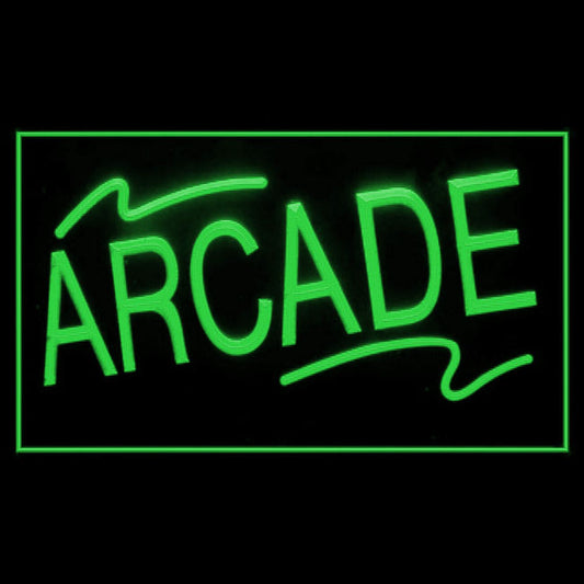 120043 Arcade Games Room Home Decor Shop Home Decor Open Display illuminated Night Light Neon Sign 16 Color By Remote