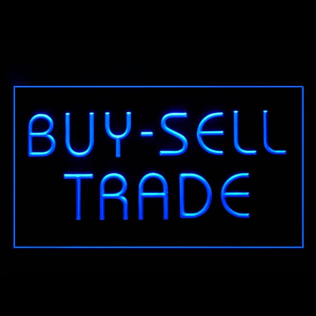 120048 Buy Sell Trade Pawn Video Game Open Home Decor Open Display illuminated Night Light Neon Sign 16 Color By Remote