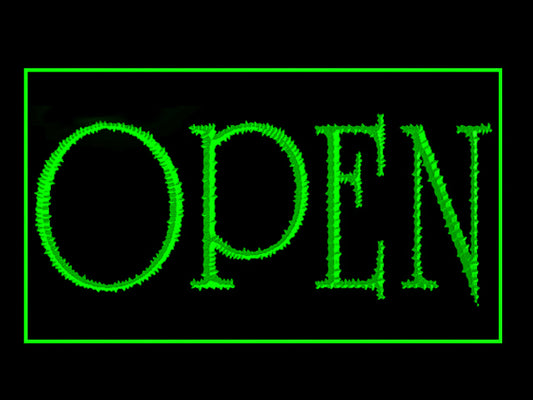 120052 Open Shop Store Salon Cafe Bar Pub Home Decor Open Display illuminated Night Light Neon Sign 16 Color By Remote