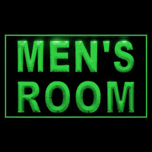 120055 Men's Room Toilet Restroom Washment Home Decor Open Display illuminated Night Light Neon Sign 16 Color By Remote