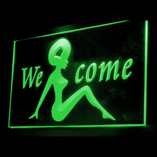 120067 Welcome OPEN Adult Shop Store Home Decor Open Display illuminated Night Light Neon Sign 16 Color By Remote