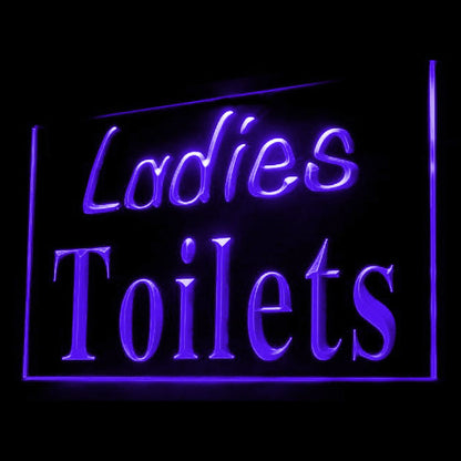 120070 Ladies Toilet Washroom Restroom Home Decor Open Display illuminated Night Light Neon Sign 16 Color By Remote