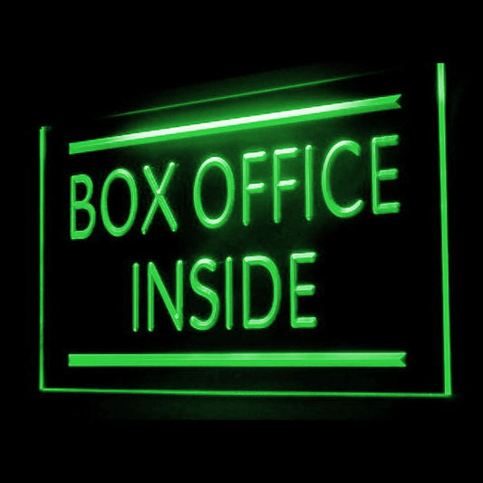 120075 Box Office Inside Shop Store Open Home Decor Open Display illuminated Night Light Neon Sign 16 Color By Remote