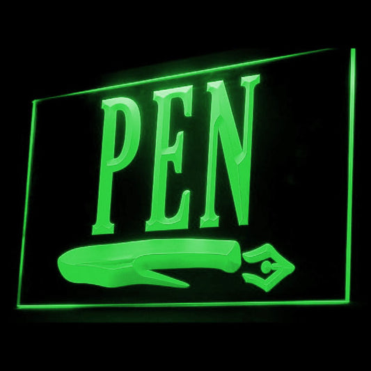 120077 PEN Home Decor Shop Store Open Home Decor Open Display illuminated Night Light Neon Sign 16 Color By Remote