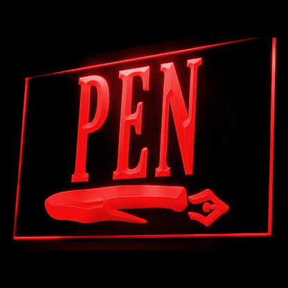 120077 PEN Home Decor Shop Store Open Home Decor Open Display illuminated Night Light Neon Sign 16 Color By Remote