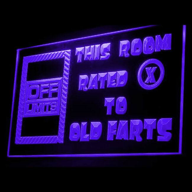 120081 Off Limits Spoof Irreverence Come In Home Decor Open Display illuminated Night Light Neon Sign 16 Color By Remote