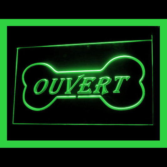 120122 Ouvert French Open Pets Shop Salon Home Decor Open Display illuminated Night Light Neon Sign 16 Color By Remote