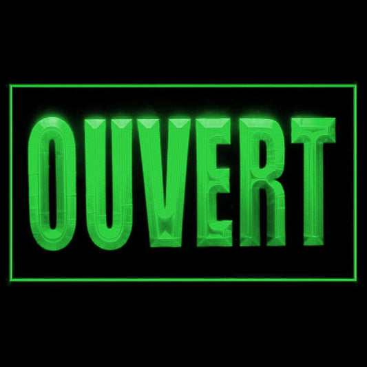 120123 Ouvert French Open Restaurant Shop Cafe Home Decor Open Display illuminated Night Light Neon Sign 16 Color By Remote