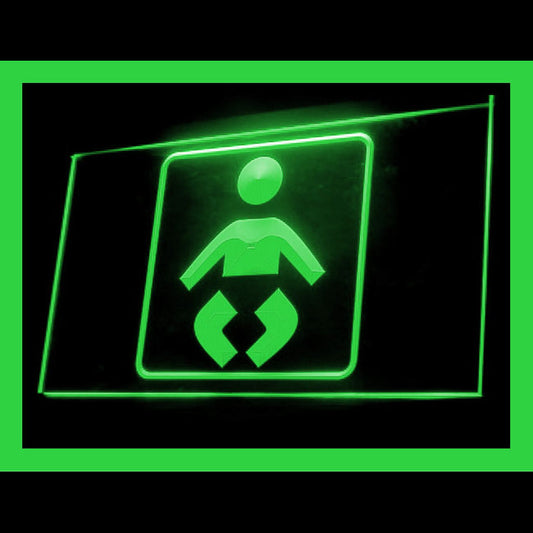 120128 Baby Fitting Room Toilets Restroom Home Decor Open Display illuminated Night Light Neon Sign 16 Color By Remote