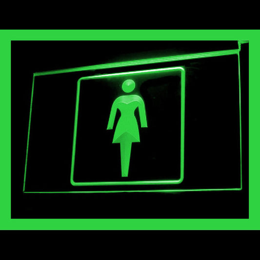 120134 Ladies Women Fitting Room Toilets Restroom Home Decor Open Display illuminated Night Light Neon Sign 16 Color By Remote