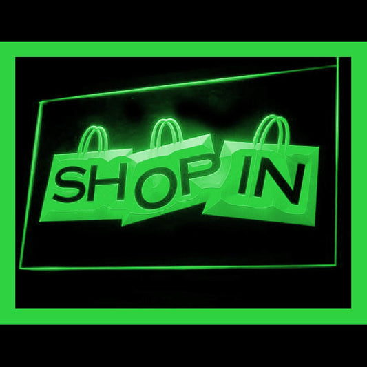 120135 Shop in Store Home Decor Open Home Decor Open Display illuminated Night Light Neon Sign 16 Color By Remote