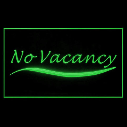 120140 No Vacancy Home Decor Shop Home Decor Open Display illuminated Night Light Neon Sign 16 Color By Remote