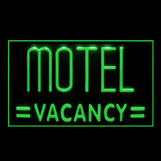 120154 Motel Vacancy Home Decor Open Display illuminated Night Light Neon Sign 16 Color By Remote