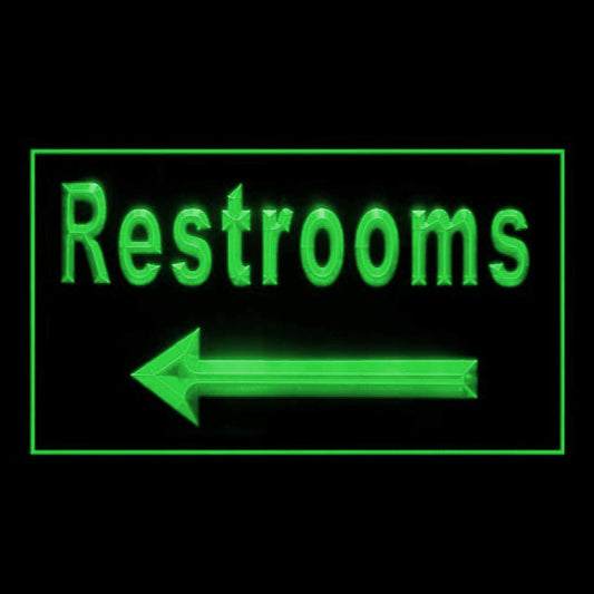 120157 Restrooms Toilet Washroom Restaurant Home Decor Open Display illuminated Night Light Neon Sign 16 Color By Remote