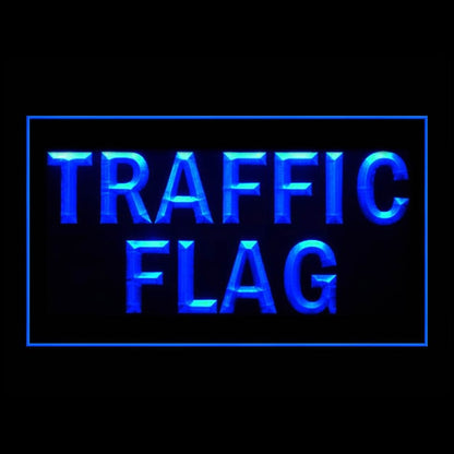 120184 Traffic Flag Home Decor Open Display illuminated Night Light Neon Sign 16 Color By Remote