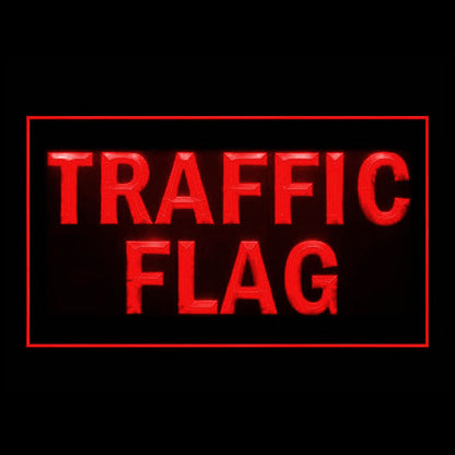 120184 Traffic Flag Home Decor Open Display illuminated Night Light Neon Sign 16 Color By Remote