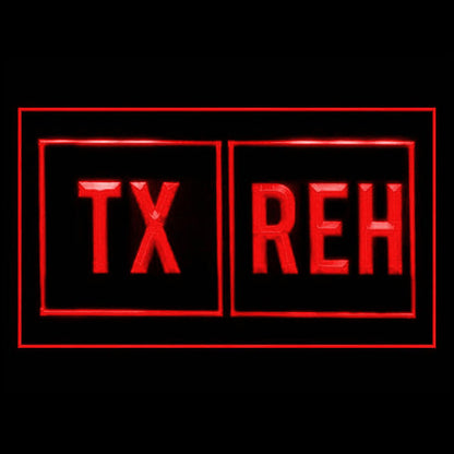 120185 Tx Reh Studio Room Home Decor Open Display illuminated Night Light Neon Sign 16 Color By Remote