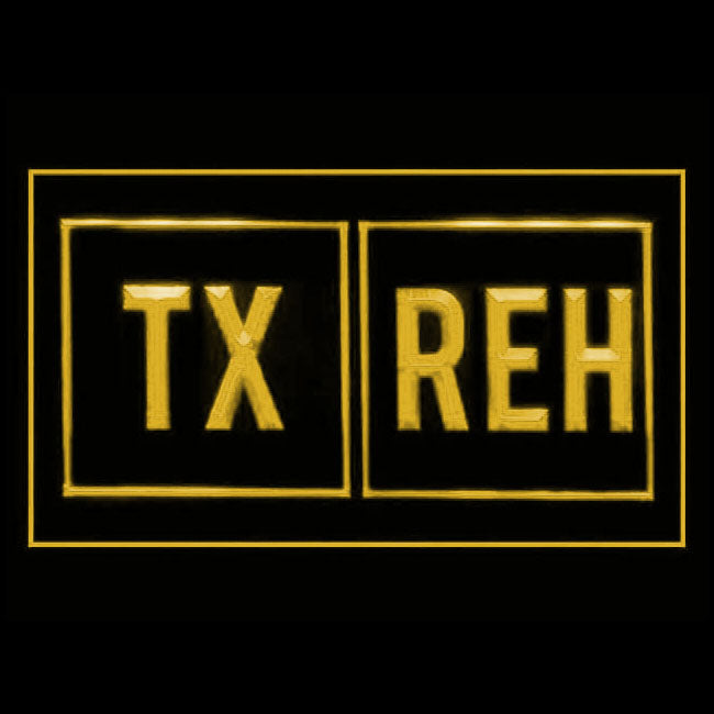 120185 Tx Reh Studio Room Home Decor Open Display illuminated Night Light Neon Sign 16 Color By Remote
