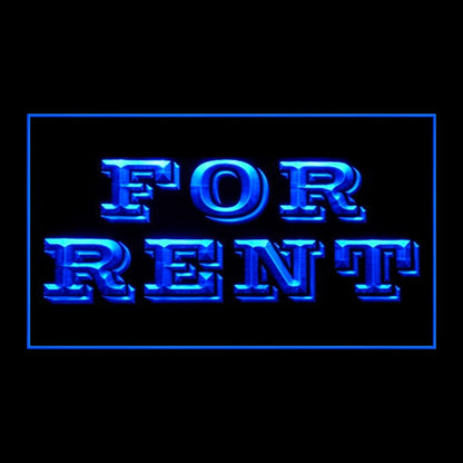 120187 For Rent Housing Store Home Decor Open Display illuminated Night Light Neon Sign 16 Color By Remote