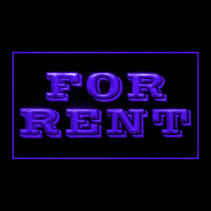 120187 For Rent Housing Store Home Decor Open Display illuminated Night Light Neon Sign 16 Color By Remote