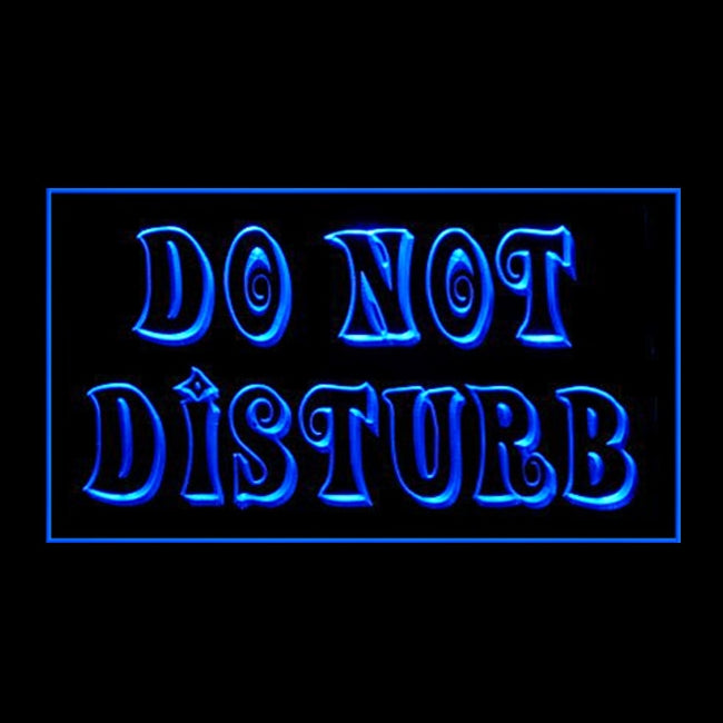 120190 Do Not Disturb Office Home Decor Open Display illuminated Night Light Neon Sign 16 Color By Remote