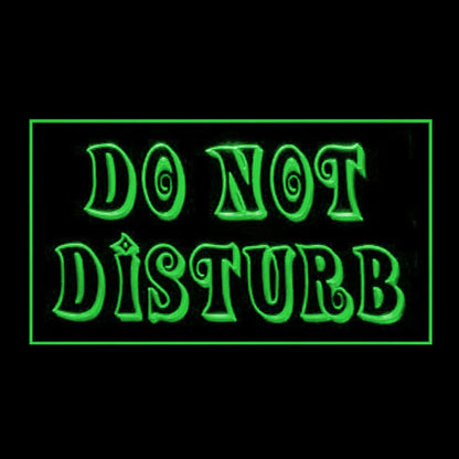 120190 Do Not Disturb Office Home Decor Open Display illuminated Night Light Neon Sign 16 Color By Remote