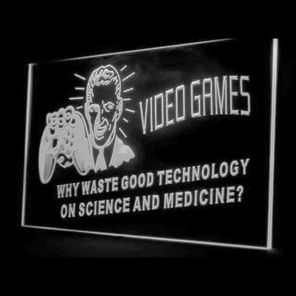 130002 Video Games Gamer Tag Home Decor Open Display illuminated Night Light Neon Sign 16 Color By Remote