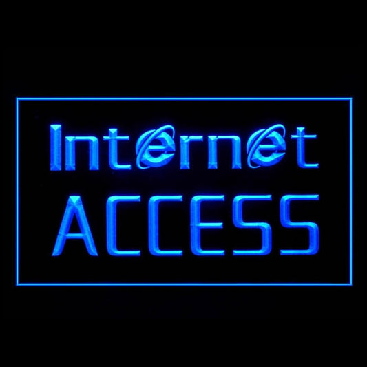 130006 OPEN Internet Access Bar Home Decor Open Display illuminated Night Light Neon Sign 16 Color By Remote