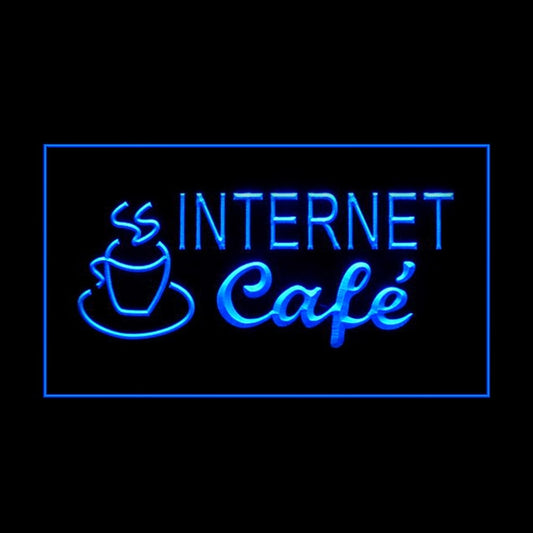 130014 OPEN Internet Cafe Bar Home Decor Open Display illuminated Night Light Neon Sign 16 Color By Remote