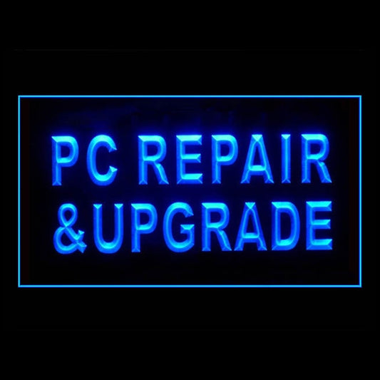 130017 PC Repair & Upgrade Shop Store Center Home Decor Open Display illuminated Night Light Neon Sign 16 Color By Remote