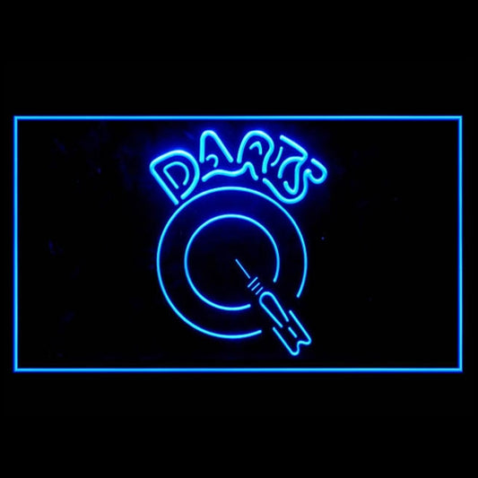 130019 Darts Bar Pub Club Games Room Home Decor Open Display illuminated Night Light Neon Sign 16 Color By Remote
