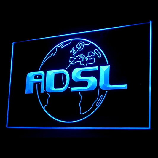 130032 ADSL Internet Shop Cafe Home Decor Open Display illuminated Night Light Neon Sign 16 Color By Remote
