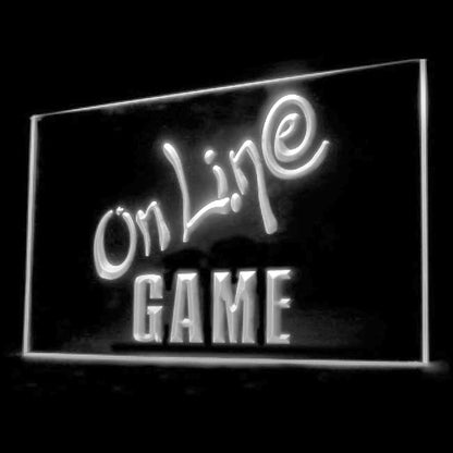 130034 Online Game Cafe Center Home Decor Open Display illuminated Night Light Neon Sign 16 Color By Remote