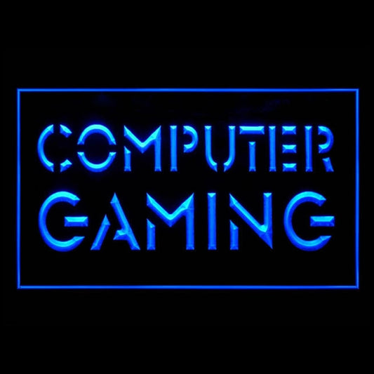 130035 Computer Gaming Shop Store Center Home Decor Open Display illuminated Night Light Neon Sign 16 Color By Remote