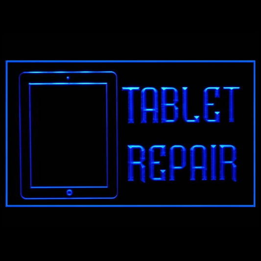 130046 Tablet Repair Shop Store Center Home Decor Open Display illuminated Night Light Neon Sign 16 Color By Remote