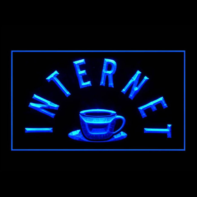 130049 OPEN Internet Access Bar Home Decor Open Display illuminated Night Light Neon Sign 16 Color By Remote