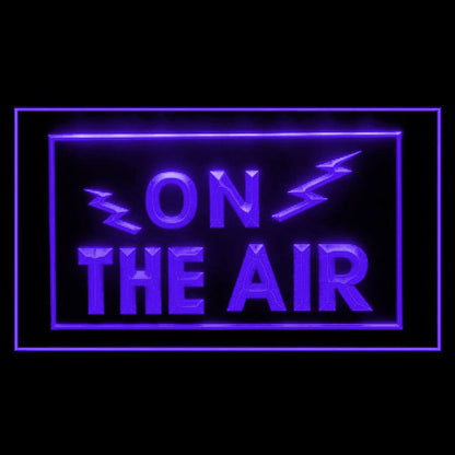 140002 On The Air Radio Recording Studio Home Decor Open Display illuminated Night Light Neon Sign 16 Color By Remote