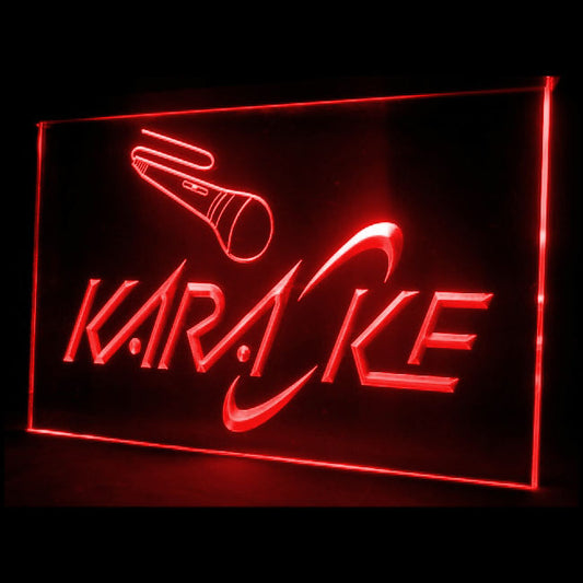 140003 Karaoke Party Room Bar Pub Home Decor Open Display illuminated Night Light Neon Sign 16 Color By Remote
