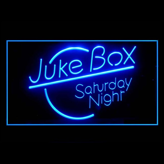140011 Juke Box Saturday Night Bar Pub Shop Open Home Decor Open Display illuminated Night Light Neon Sign 16 Color By Remote