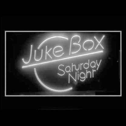 140011 Juke Box Saturday Night Bar Pub Shop Open Home Decor Open Display illuminated Night Light Neon Sign 16 Color By Remote