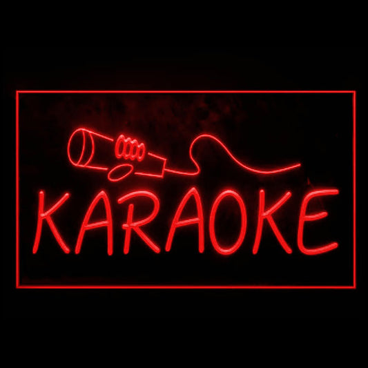 140015 Karaoke Lounge Bar Pub Home Decor Open Display illuminated Night Light Neon Sign 16 Color By Remote