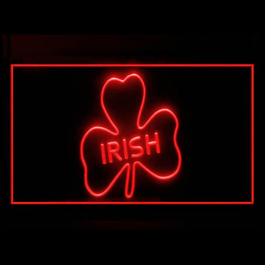 140018 Shamrock Irish Pub Bar Club Home Decor Open Display illuminated Night Light Neon Sign 16 Color By Remote